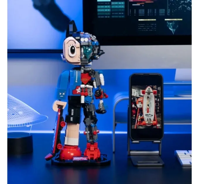 Pantasy Конструктор Pantasy Astro Boy: Хлопчик зі скейтбордом (86207)