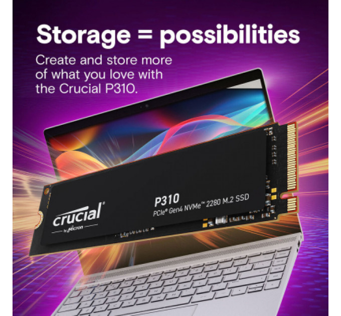 Накопичувач SSD M.2 2280 500GB P310 Micron (CT500P310SSD8)