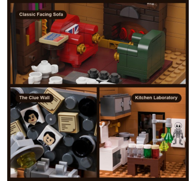 Pantasy Конструктор Pantasy Шерлок Холмс: Квартира 221B на Бейкер-стріт (85014)