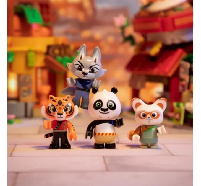 Pantasy Конструктор Pantasy Kung Fu Panda Кунгфу Панда Міні Вид на вулицю - Фруктова крамниця Тигриці (86508)