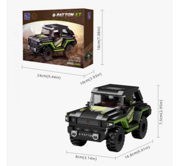 Pantasy Конструктор Pantasy George Patton G-PATTON ️GX 1:18 зелений (86702)