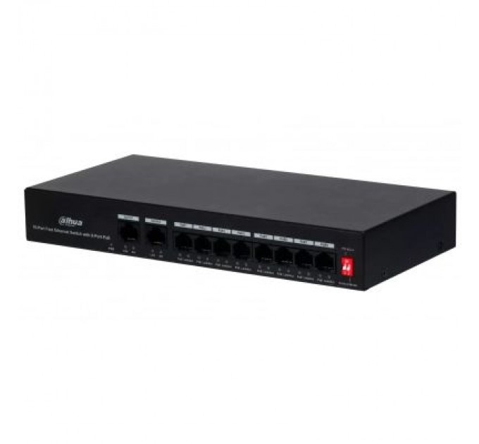 Dahua Комутатор мережевий Dahua DH-PFS3010-8ET-65