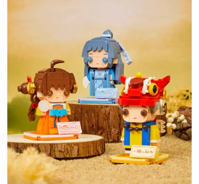 Pantasy Конструктор Pantasy Joyside Series Набір Маленький монах І Чань (3 в 1) (99106)