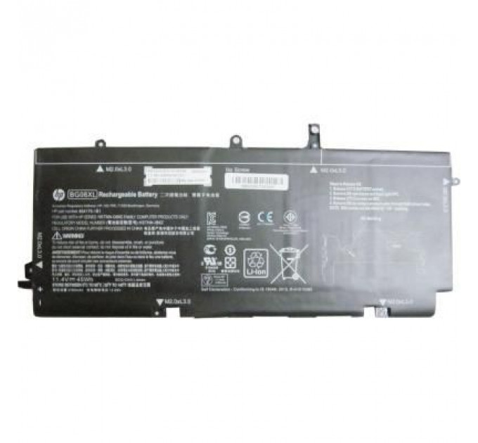 Акумулятор до ноутбука HP EliteBook Folio 1040 G3 BG06XL 45Wh (3780mAh) 6cell 11.4V Li (A47140)