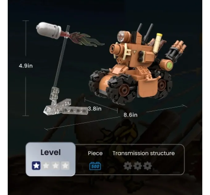 Pantasy Конструктор Pantasy Metal Slug Металевий слимак серії SV-001TYPE-R (86232)