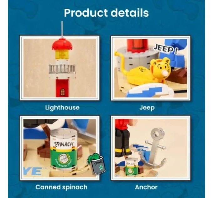 Pantasy Конструктор Pantasy Popeye Папай з Оливою (86401)