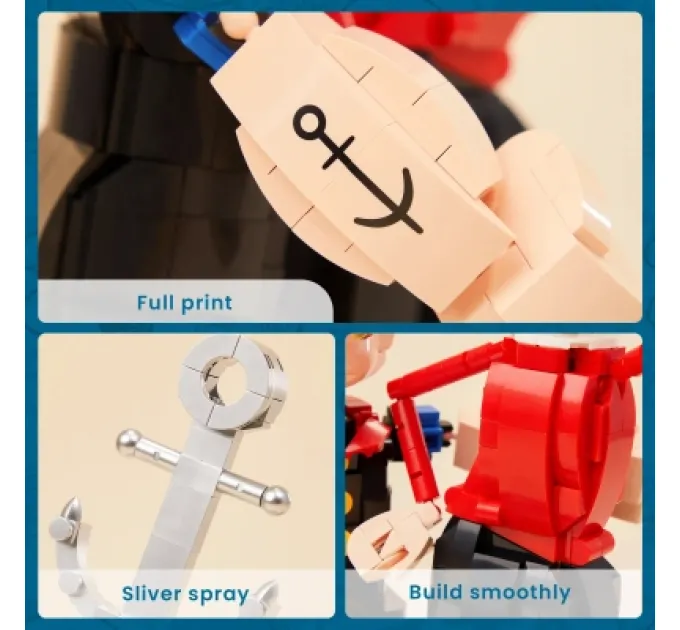 Pantasy Конструктор Pantasy Popeye Папай з Оливою (86401)