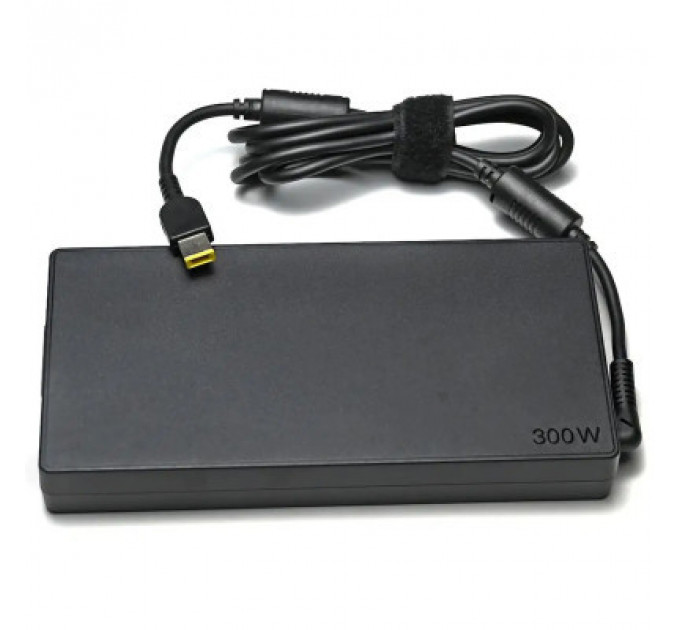 Блок живлення до ноутбуку Lenovo 300W 20V, 15A, роз'єм прямокутний, Flat-корпус (ADL300SDC3A / A40388)