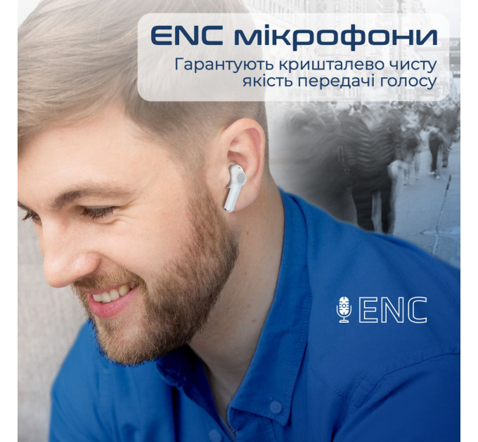 Bluetooth-гарнітура Promate ProPods White