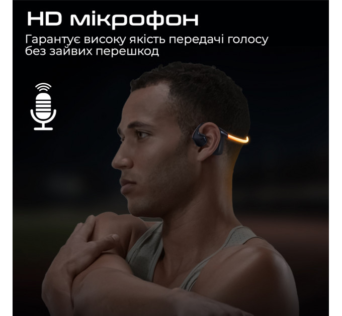 Bluetooth-гарнітура Promate RippleGlow Black