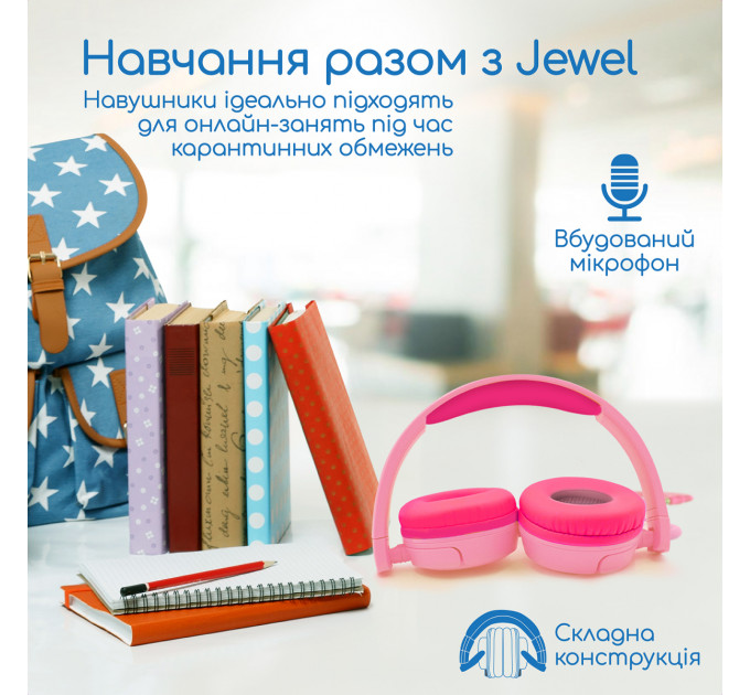 Гарнітура Promate Jewel Bubblegum