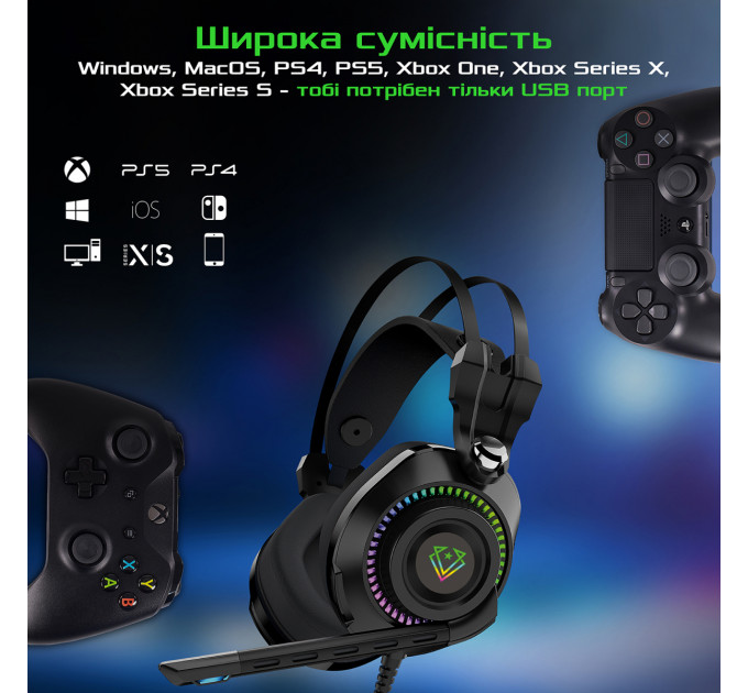 Гарнітура Vertux Bogota Black