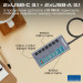 Концентратор USB Type-C Promate Gegahub-10G 7 in 1 Grey (gegahub-10g)