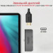 Концентратор USB Type-C Promate PadHub-Pro 4 in 1 Grey (padhub-pro.grey)