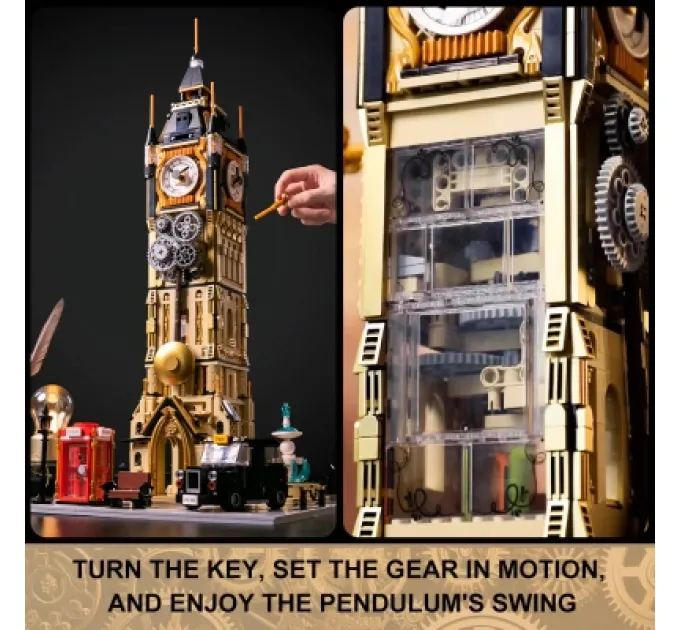 Pantasy Конструктор Pantasy Original - Steampunk Парк Годинникова вежа в стилі стімпанк (85008)