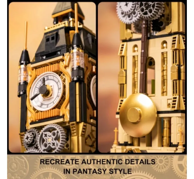 Pantasy Конструктор Pantasy Original - Steampunk Парк Годинникова вежа в стилі стімпанк (85008)