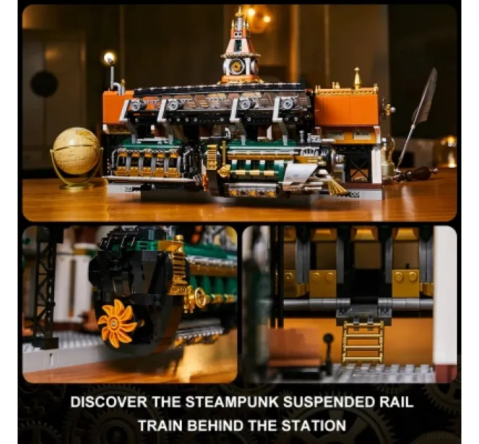 Pantasy Конструктор Pantasy Original - Steampunk Залізнична станція в стилі стімпанк (85007)