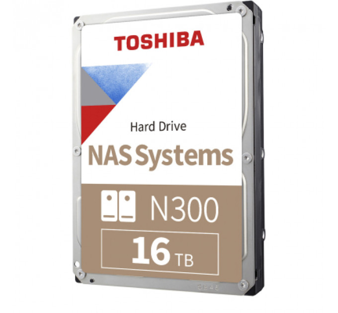Жорсткий диск 3.5" 16TB N300 Toshiba (HDWG51GUZSVA)