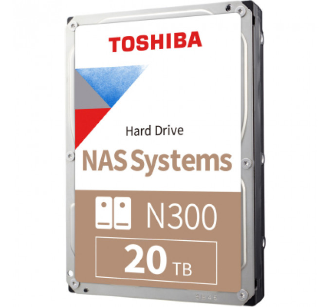 Жорсткий диск 3.5" 20TB N300 Toshiba (HDWG62AUZSVA)