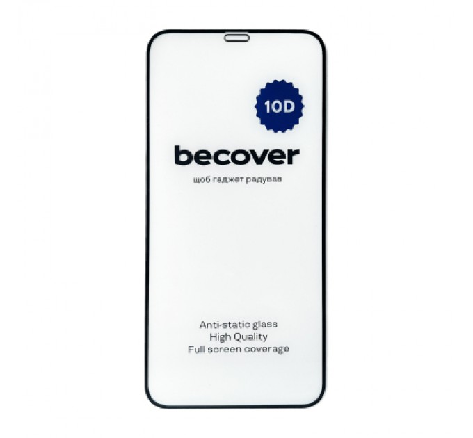 BeCover Скло захисне BeCover Apple iPhone XR 10D Black (711511)