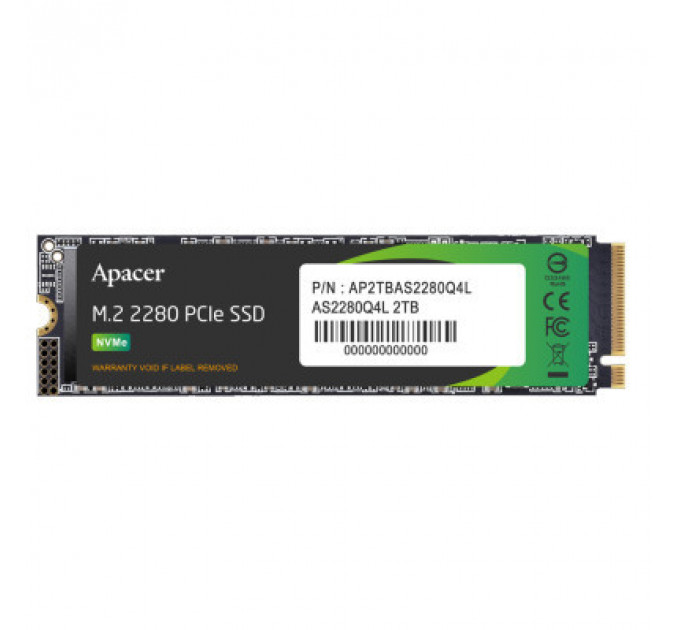 Накопичувач SSD M.2 2280 2TB Apacer (AP2TBAS2280Q4L-1)
