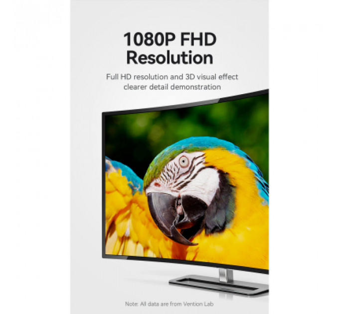 Адаптер HDMI via UTP up to 60m w/Power adapter(RX/TX) V1.4 1080p 60Hz 3D DD7.1 Vention (AKGH0-EU)