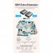 Адаптер HDMI via UTP up to 60m w/Power adapter(RX/TX) V1.4 1080p 60Hz 3D DD7.1 Vention (AKGH0-EU)