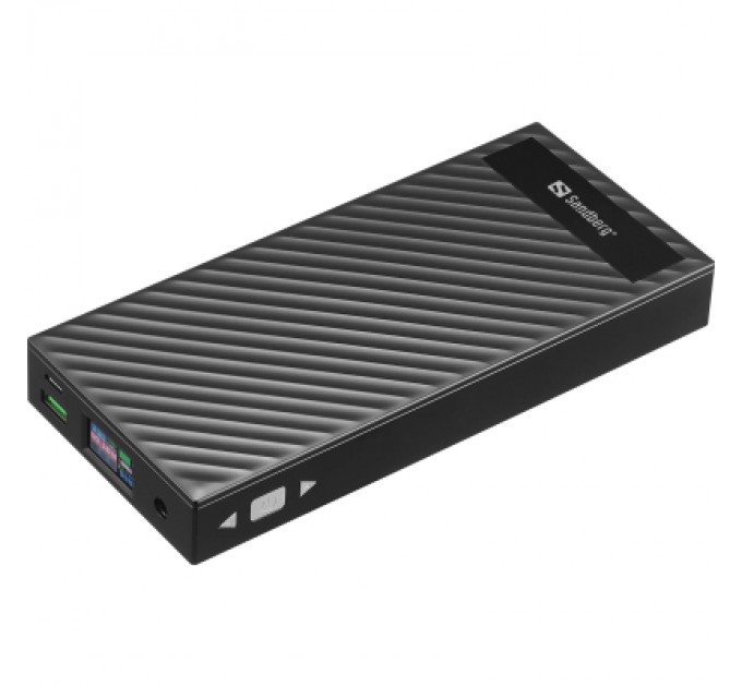 Sandberg Батарея універсальна Sandberg 30000mAh PD/100W, DC/3-24V/120W, QC/3.0 (420-88)