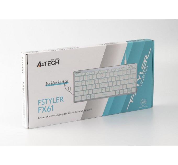 Клавіатура A4Tech Fstyler FX61 White
