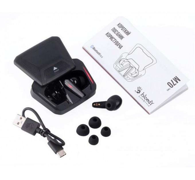 Bluetooth-гарнітура A4Tech Bloody M70 Black+Red