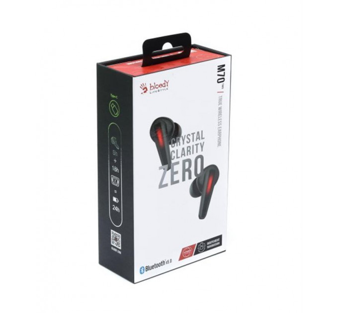 Bluetooth-гарнітура A4Tech Bloody M70 Black+Red