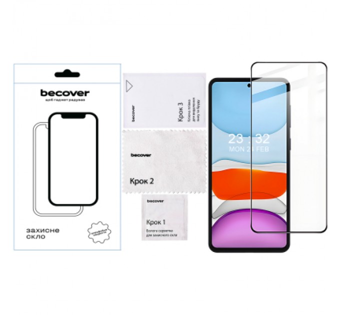 BeCover Скло захисне BeCover Oppo A60 Black (711666)