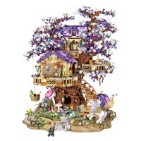 Конструктор LOZ mini Будиночок ельфа на дереві без фігурок (1065)