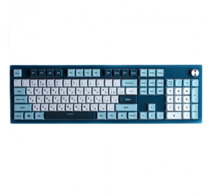 Клавіатура MONTECH MK105FR Full size FR USB UA Gray (MK105FR)