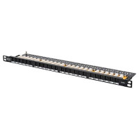 Патч-панель 19 " 0.5U, 24xRJ45, cat 6 UTP в зборі Digitus (DN-91624U-SL-SH)