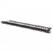 Патч-панель 19 " 0.5U, 24xRJ45, cat 6 UTP в зборі Digitus (DN-91624U-SL-SH)