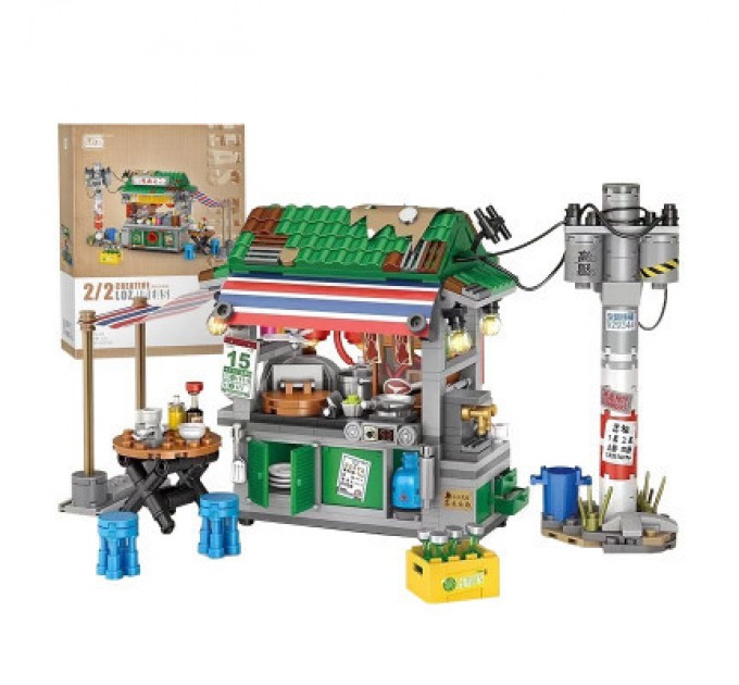 LOZ mini Конструктор LOZ mini Кіоск із продуктами (1253)