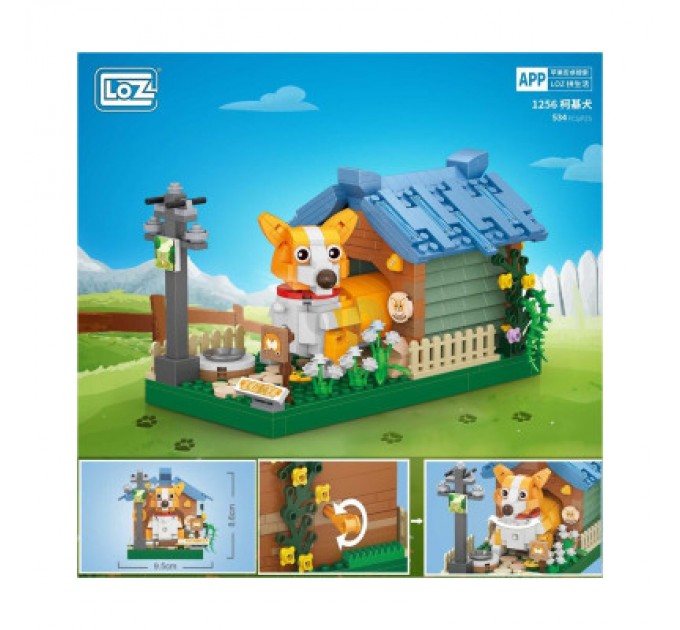 LOZ mini Конструктор LOZ mini Коргі (1256)