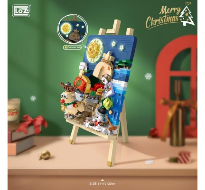 LOZ mini Конструктор LOZ mini Sleigh car без фігурок (1282)