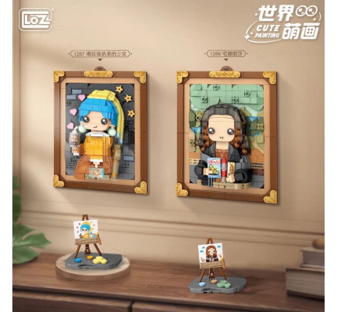 LOZ mini Конструктор LOZ mini Об'ємна картина Мона Ліза без фігурок (1286)