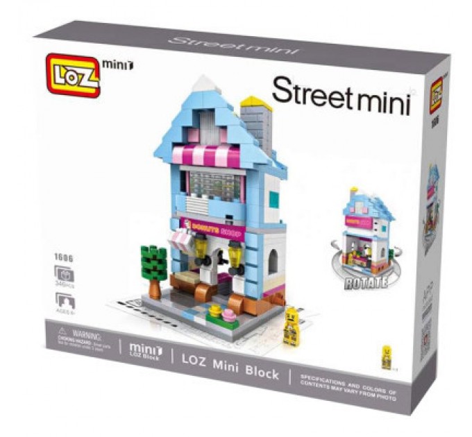 LOZ mini Конструктор LOZ mini Магазин солодощів (1606)