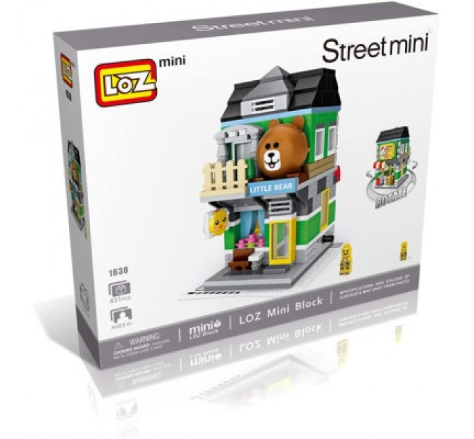 LOZ mini Конструктор LOZ mini Магазин Маленький ведмедик (1630)
