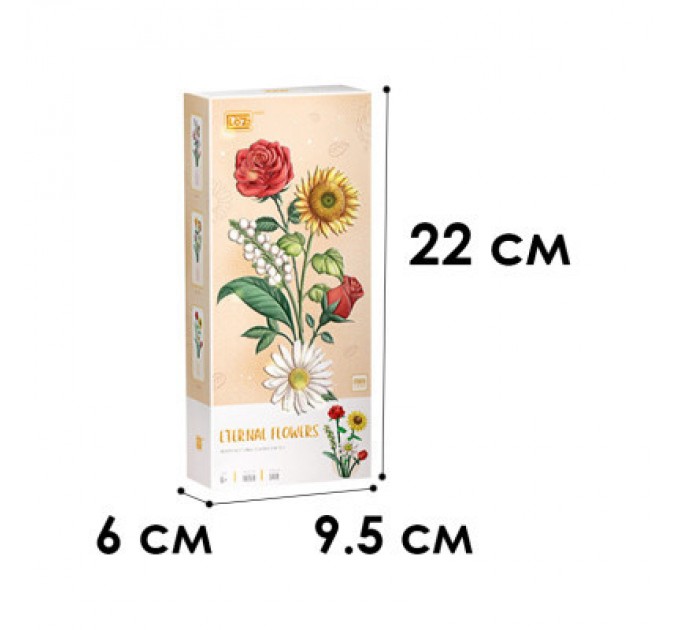 LOZ mini Конструктор LOZ mini Букет квітів 3 (1659)