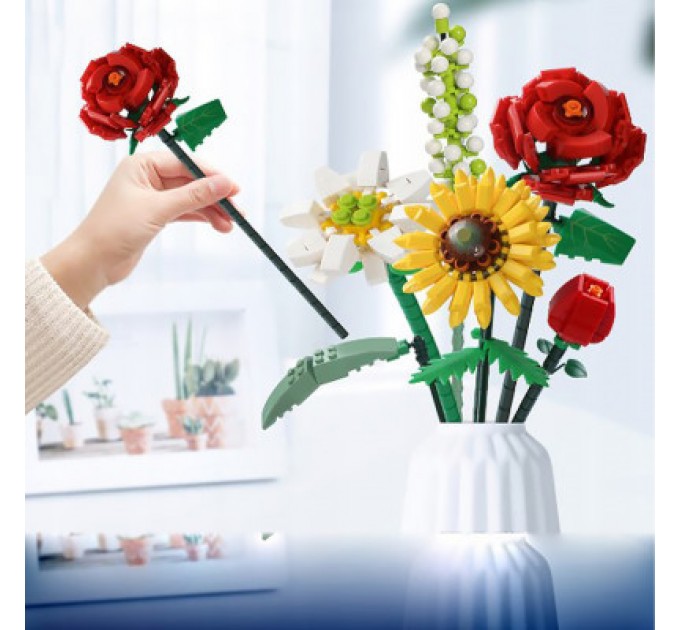 LOZ mini Конструктор LOZ mini Букет квітів 3 (1659)