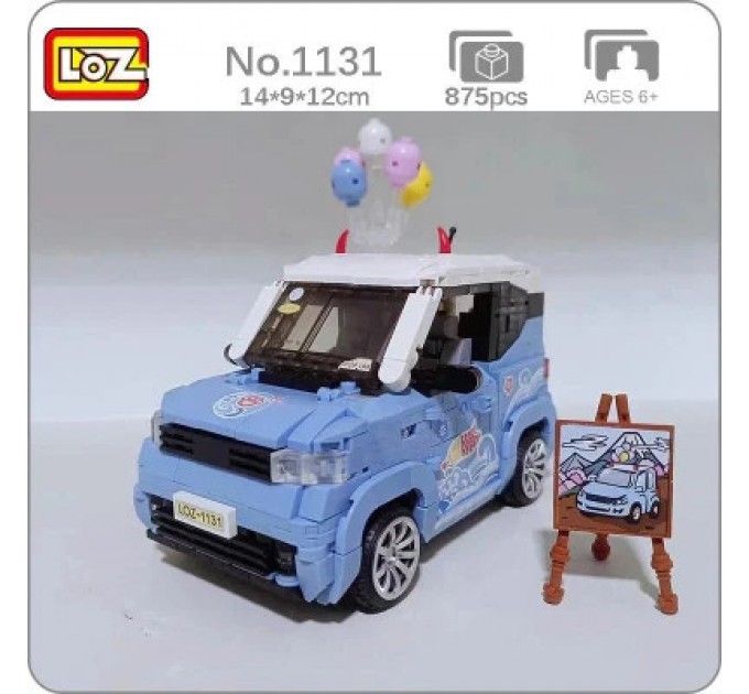 LOZ mini Конструктор LOZ mini Автомобіль MINI блакитний (1131)