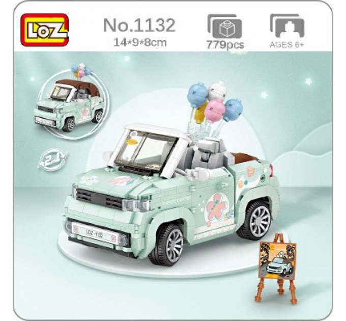 LOZ mini Конструктор LOZ mini Міні-кабріолет (1132)