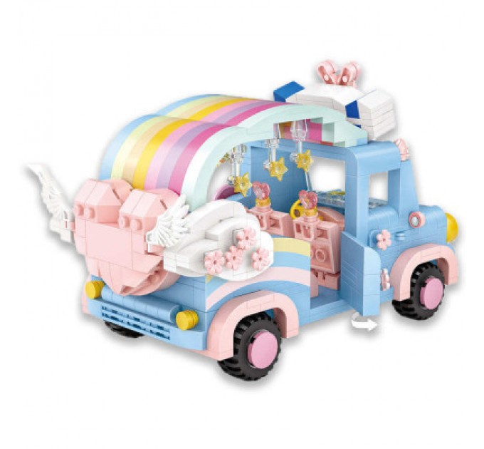 LOZ mini Конструктор LOZ mini Райдужний автомобіль (1133)