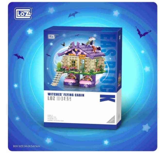 LOZ mini Конструктор LOZ mini Літаючий будиночок відьми без фігурок (2203)