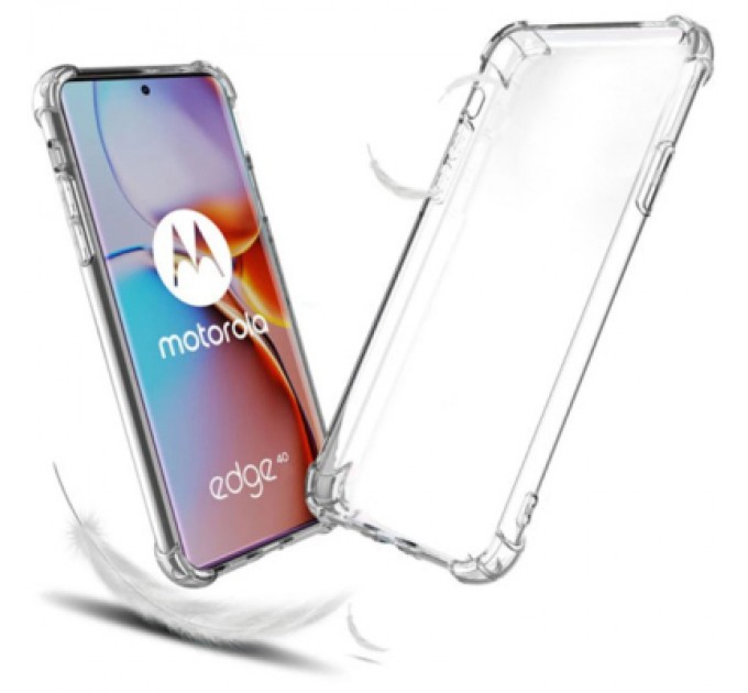BeCover Чохол до мобільного телефона BeCover Anti-Shock Motorola Edge 50 Pro Clear (711781)