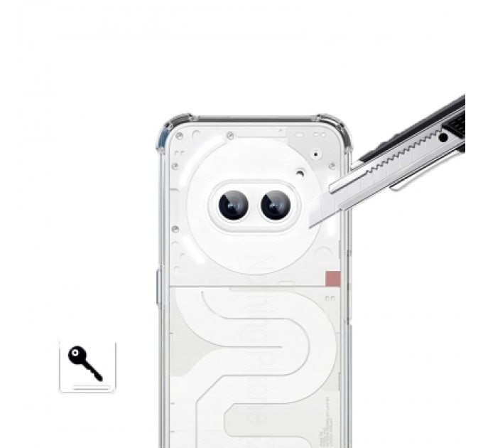 BeCover Чохол до мобільного телефона BeCover Anti-Shock Nothing Phone (2a) Clear (711793)